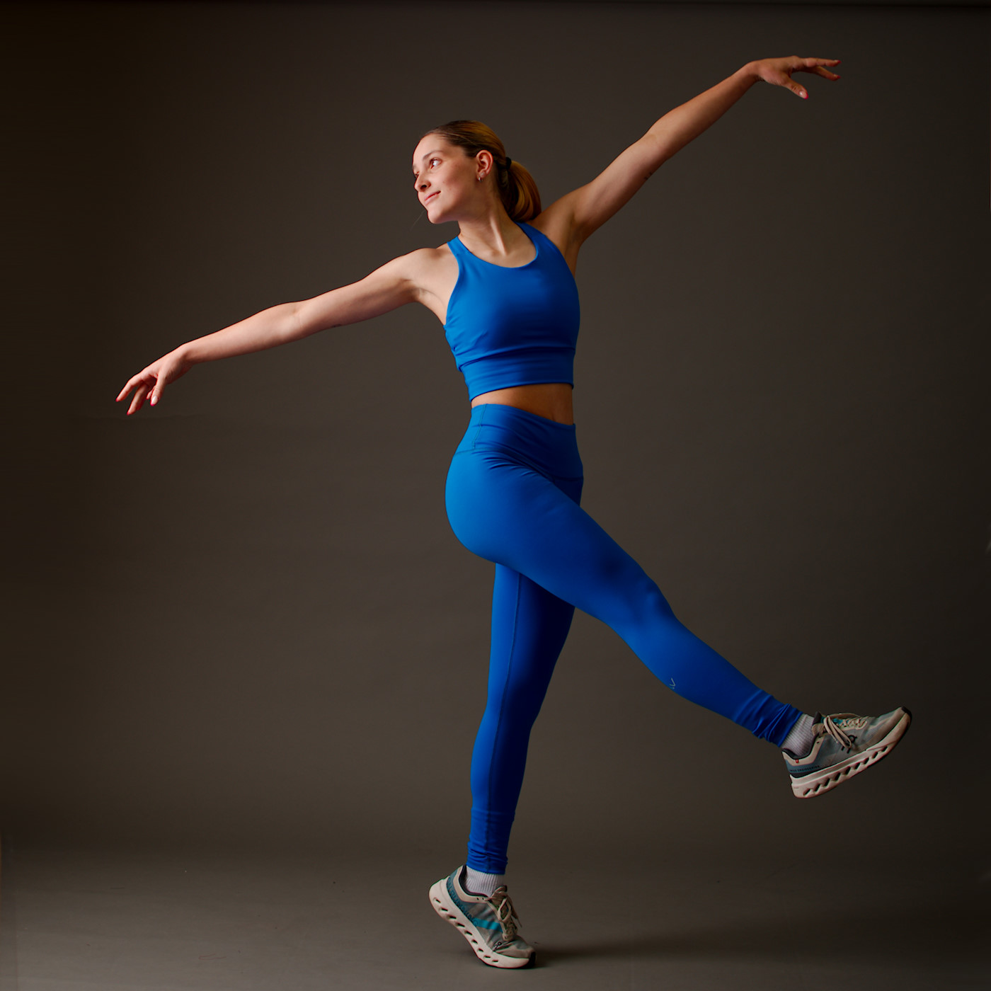 Vêtement Création Wissa fait 100% au Québec : Legging bleu électrique