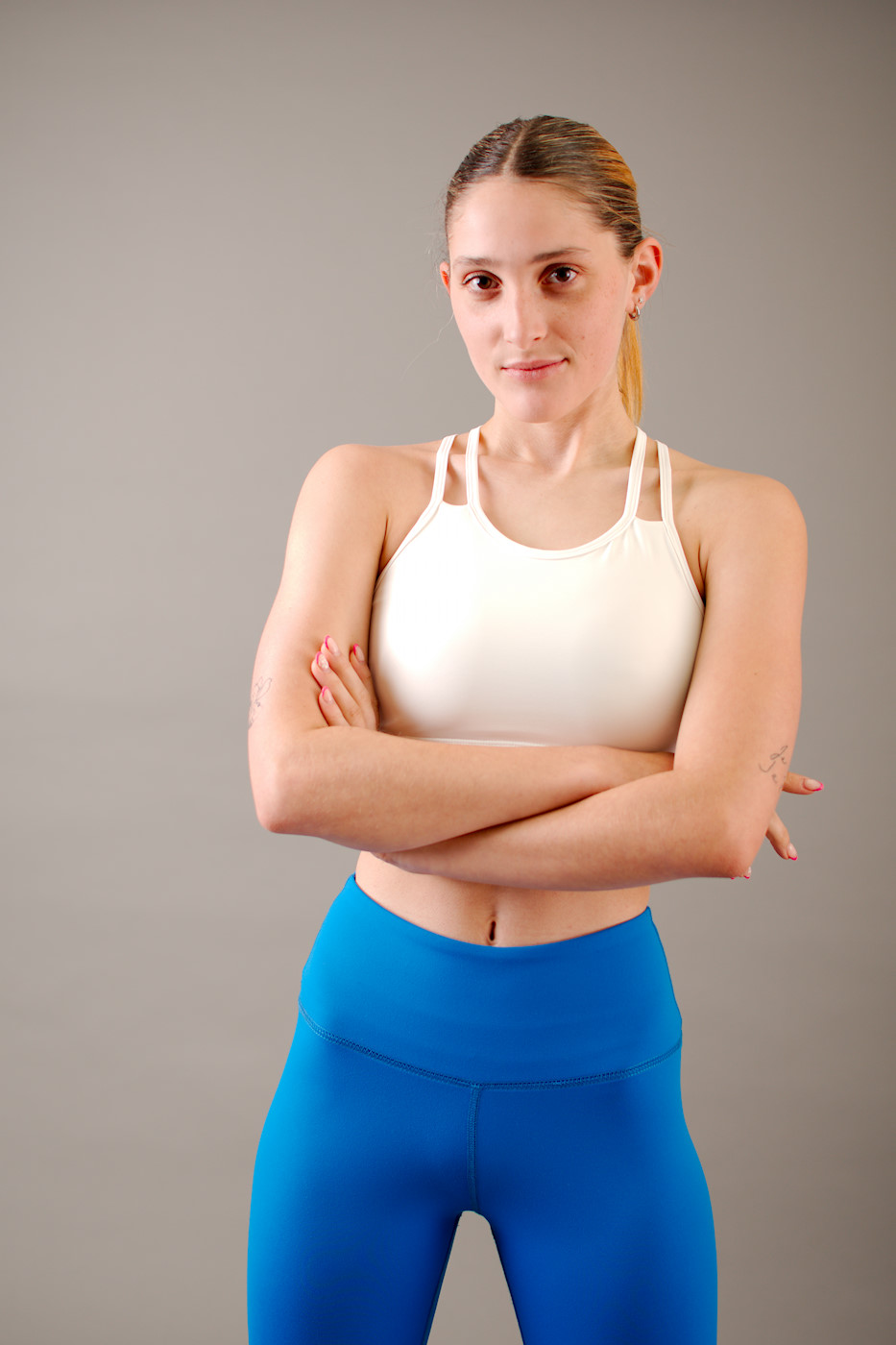 Cette brassière de sport blanche se distingue par sa simplicité. En prime, celle-ci détient des trous pour y insérer des pads et 3 épaisseurs de tissu pour un confort absolu. Avec tout le confort connu des brassières de sport signées Wissa, ce top est assurément en voie de devenir dans vos essentiels.