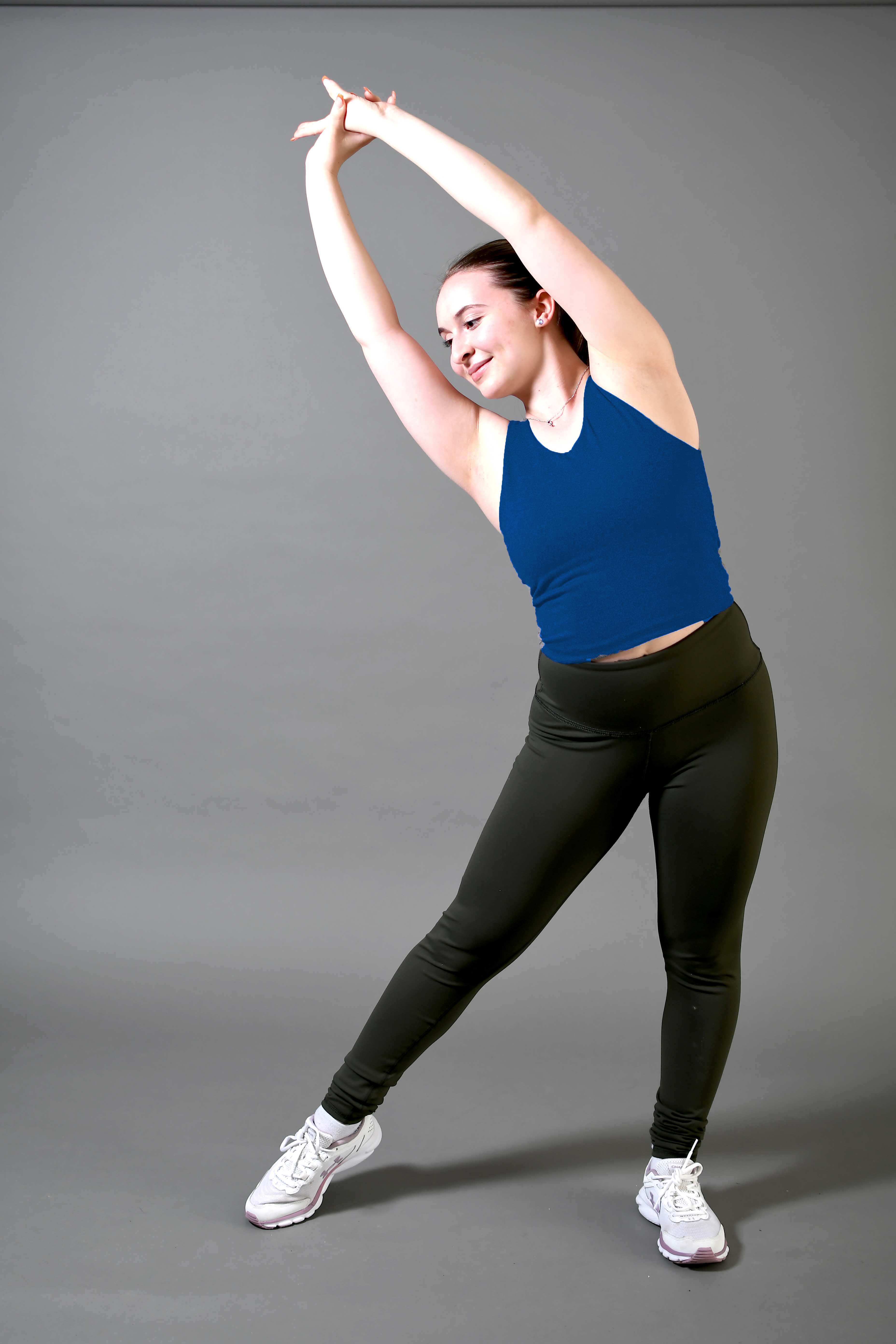 Vêtement Création Wissa fait 100% au Québec : Camisole simple avec top intégré - Bleu marin - Cpa Les Mazurkas