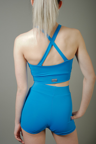 Vêtement Création Wissa fait 100% au Québec : Haut de maillot bleu