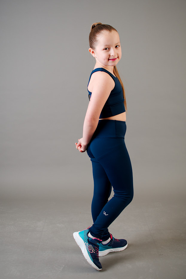 Vêtement Création Wissa fait 100% au Québec : Legging bleu marin BT