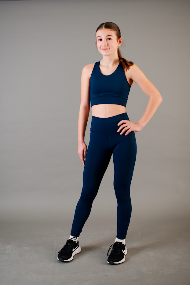 Vêtement Création Wissa fait 100% au Québec : Legging bleu marin BT