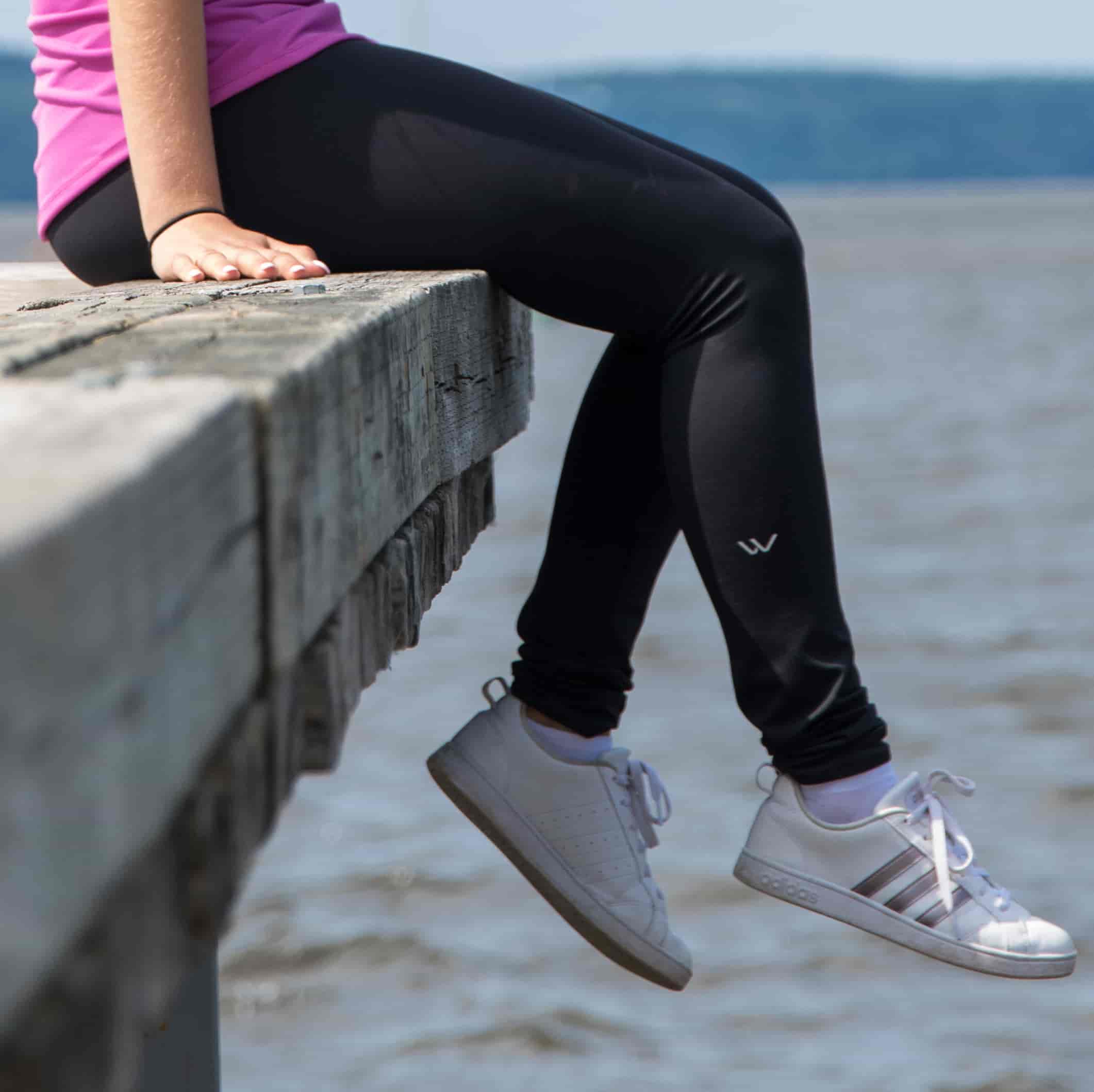 Vêtement Création Wissa fait 100% au Québec : Legging en supplex noir