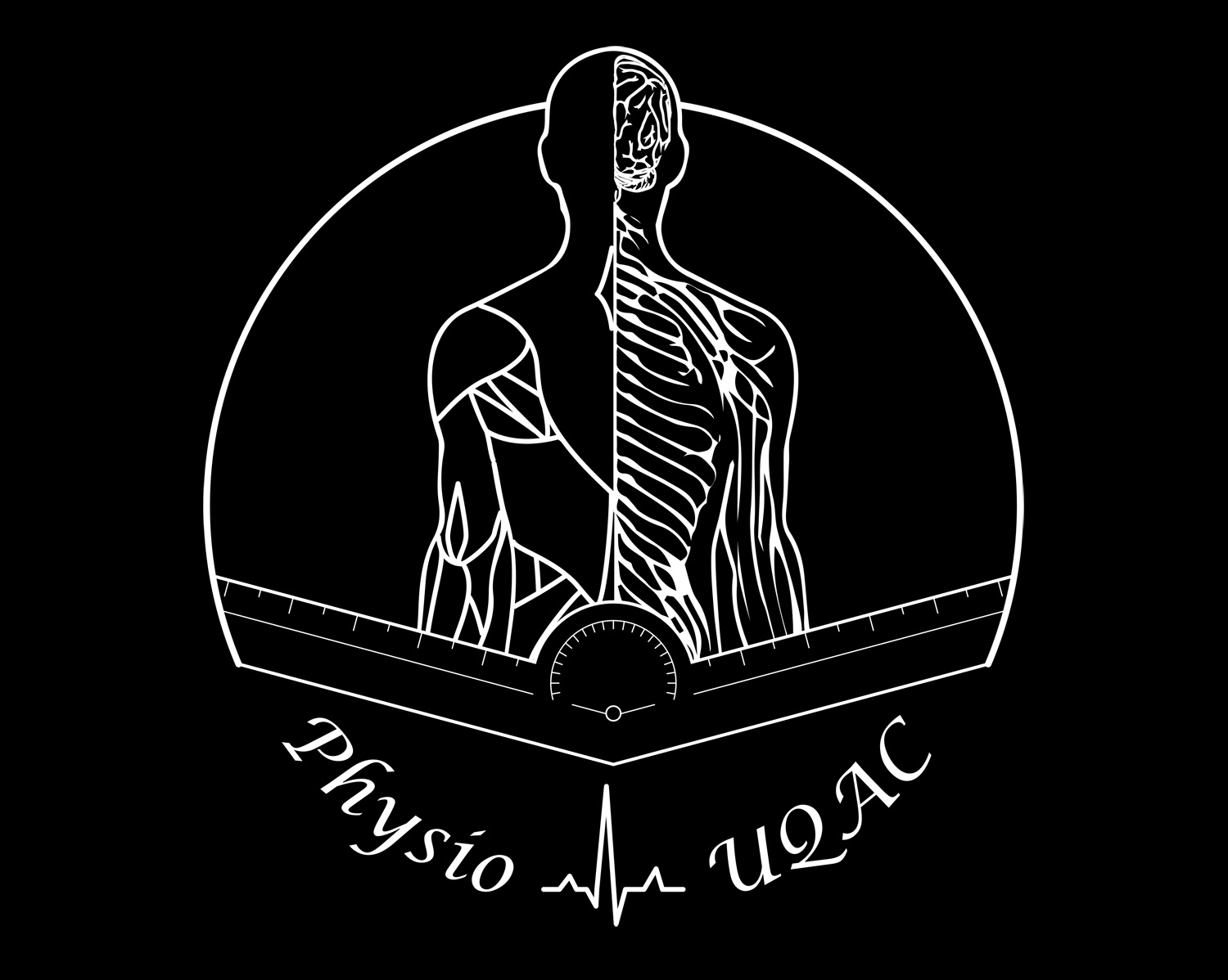 Vêtement Création Wissa fait 100% au Québec : T-shirt noir en microfibre - Physio UQAC